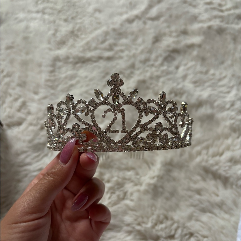 Silver 21st Birthday Tiara